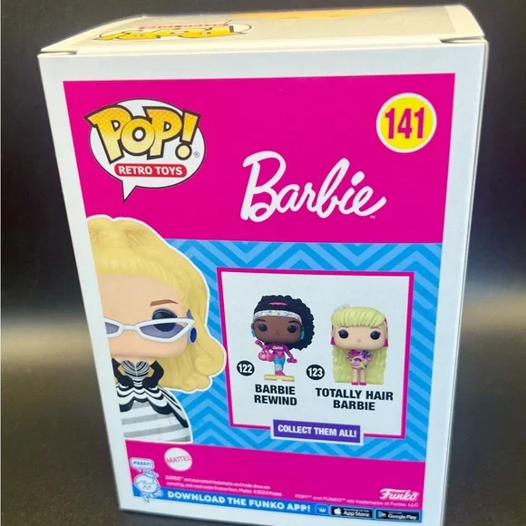Funko Pop Retro Barbie 65th Anniversary Exclusive Release Collectible No.141 NIB - Picture 3 of 6